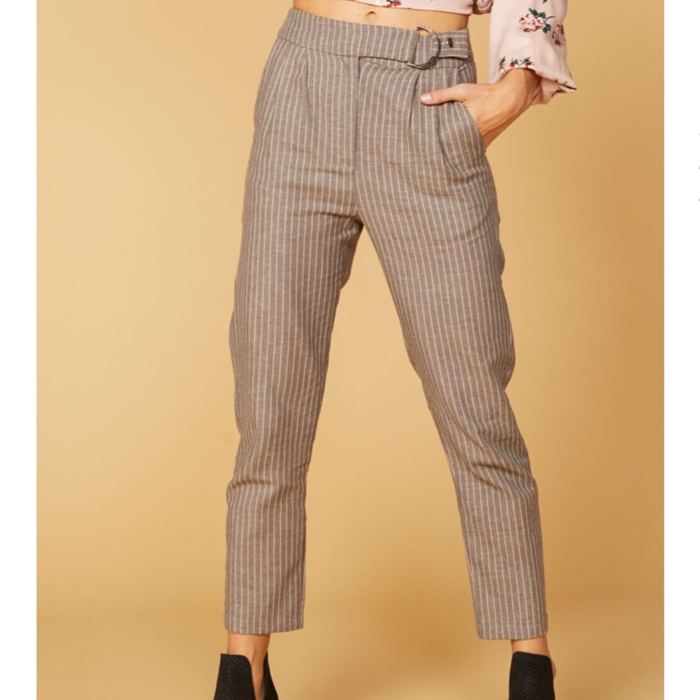 West of Melrose Walk the Line Stripe Trousers